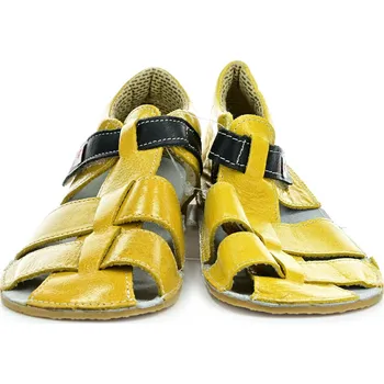 Dívčí sandály EF Barefoot 2.jakost sandály Ef Žlutá Velikost boty (EU): 31, Vnitřní délka boty: 198, Vnitřní šířka boty: 80