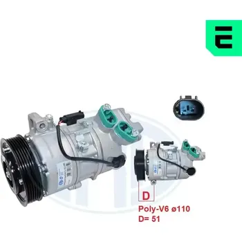 Kompresor klimatizace ERA Kompresor klimatizace ERA 670195 + DOPRAVA ZDARMA!