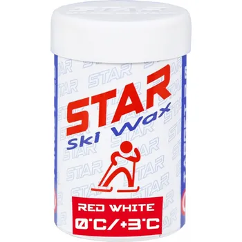 Lyžařský vosk Star Ski Wax Stick red white 45g
