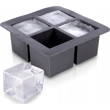 Tvořítko na led Forma na ledové kostky silikonová XXL 15,5x15,5x6 cm