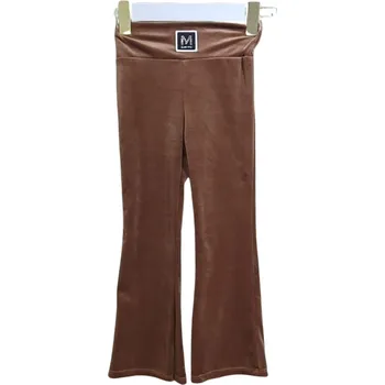 made in Italy Módní pohodlné kalhoty do zvonu 25499 barva: měděná, Rozměr: 104