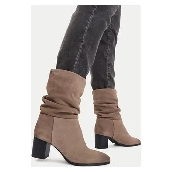 Dámské kozačky Polokozačky Beverly Hills Polo Club CEO-WI44-BREEZE-01 Šedá 37