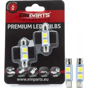 Autožárovka C3W LED žárovky (2 x SMD 4014) 28mm 5000K CANBUS