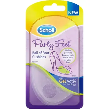 Vložka do bot Scholl Gelové polštářky pod bříška chodidel Party Feet GelActiv™ Ball of Foot Cushions