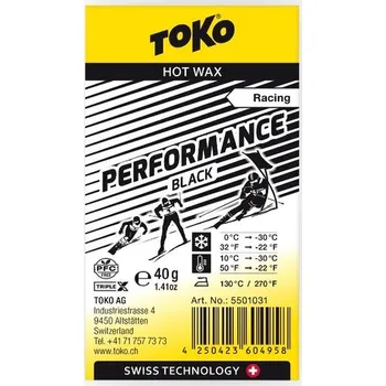 Lyžařský vosk Toko TripleX Performance black 40g