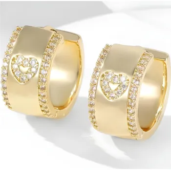 Náušnice IZMAEL Náušnice XH 39021 Zlatá KP39021