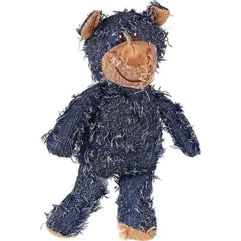Hračka pro psa animALL Dog Medvěd látkový 22 cm modrý