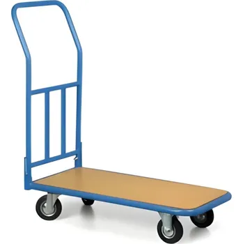 Plošinový vozík Plošinový vozík skládací 700 x 450 mm, černá kola - 3430
