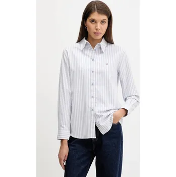 Pánská košile Bavlněná košile Tommy Jeans DW0DW19890 modrá 05X, vel. XS