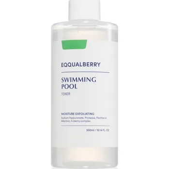 EQQUALBERRY Swimming Pool Toner hydratační tonikum s exfoliačním účinkem 300 ml