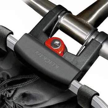 brašna na kolo KLICKfix Bikebasket Vzor Vínově červená