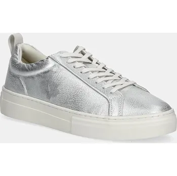 Pánské tenisky Kožené sneakers boty Vagabond Shoemakers ZOE PLATFORM stříbrná barva, 5927-183-79 5927.183.79 SLV, EUR 40