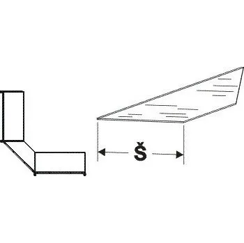 police Police koutová 90°500mm - 2496