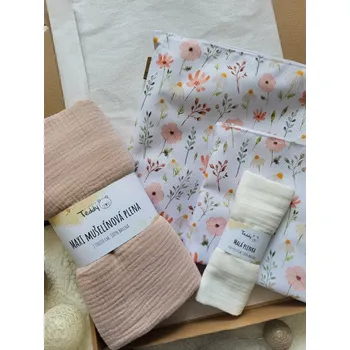 Dárková krabička Vánoční dárková kazeta květiny