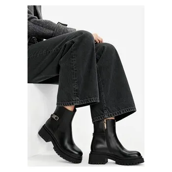 Dámské kozačky Polokozačky Nine West CEO-LAYLA-01 Černá 40