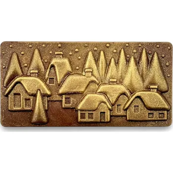 Čokoláda CAKES BY MARUŠKA - plněná čokoládová tabulka mléčná PERNÍK & MARCIPÁN 100g