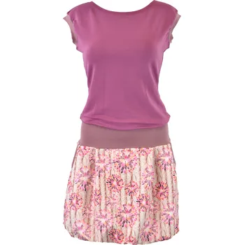 Dámské šaty Balónová šatovka - růžová jako upletená Velikost: S