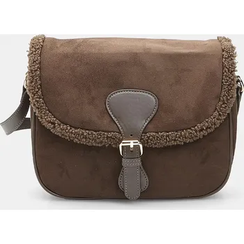 Baťa kabelka přes rameno s vložkou z umělé kožešiny