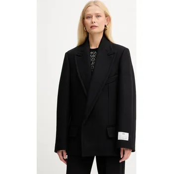 Dámský kabát Kabát s příměsí vlny Victoria Beckham 1425WCT006832B černá 99X, vel. 34