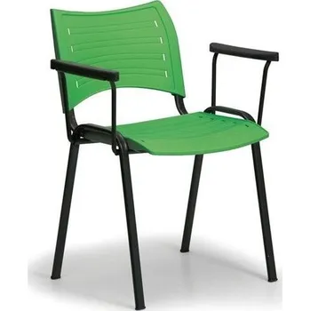 Jednací židle Konferenční plastová židle Smart s područkami CH - 4106