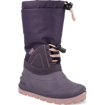 Dívčí zimní obuv Barefoot dětské sněhule Lurchi - Joel Purple fialové Velikost: 33