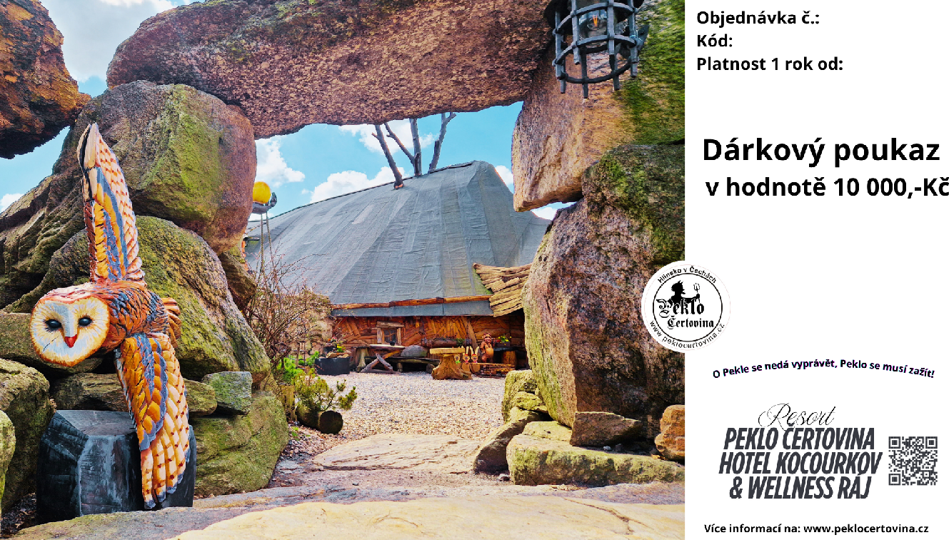 Dárkový poukaz 10 000 Kč