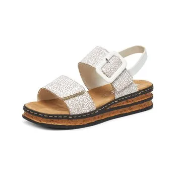 Dámské sandále Sandály Rieker 62950-80 Bílá 36