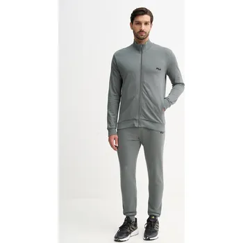 Bavlněná tepláková souprava Fila modrá barva, FPW1196 09A, vel. L