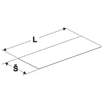 police Podhled kovové police 625/200mm - 2464