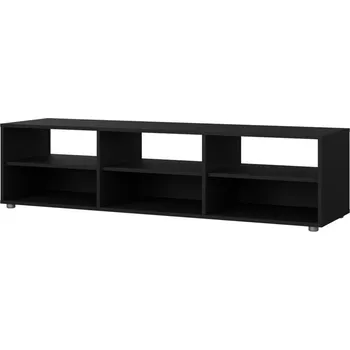 Televizní stolek TV stolek Mabela, černý mat