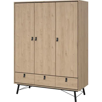 Šatní skříň Šatní skříň Rain - 5 balíků, hikora jackson