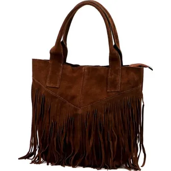 Kabelka Kožená kabelka Luka 25-012 - hnědá