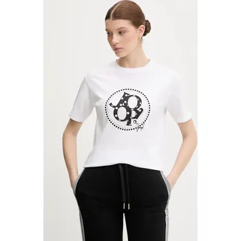 Dámské tričko Bavlněné tričko Joop! dámské, bílá barva, 30100822 00X, vel. 40