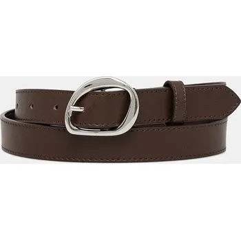 Opasek Kožený pásek Answear.LAB dámský, hnědá barva G.Q.1A.CMS 88X, vel. ONE SIZE