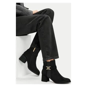 Dámské kozačky Polokozačky Nine West CEO-NIBAL-01 Černá 36