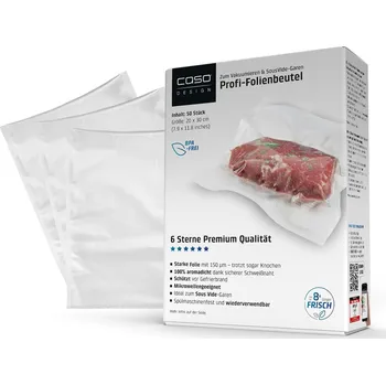CASO 6 Star Profesionální vakuovací sáčky 20 x 30 cm 50 ks bez BPA
