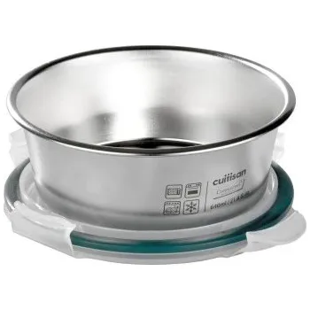 Dóza na potraviny Nerezová kulatá dóza Cuitisan 640ml