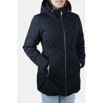 Dámská bunda Baťa dlouhá prošívaná bunda z technické tkaniny pro ženy černé, vel. M