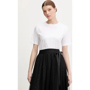 Dámské tričko Bavlněné tričko Joop! dámské, bílá barva, 30100884 00X, vel. 38