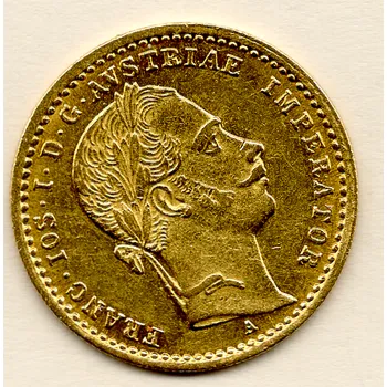 František Josef I. – dukát, Vídeň, 1862 A 3,479 g