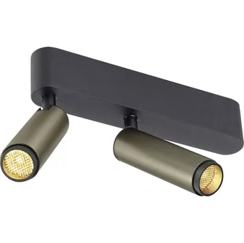 BIG WHITE (SLV) GRIP! S Povrchové stropní svítidlo, dvojité, PHASE, 3000 K, 21 W, 29°, bronzová / černá 1009049