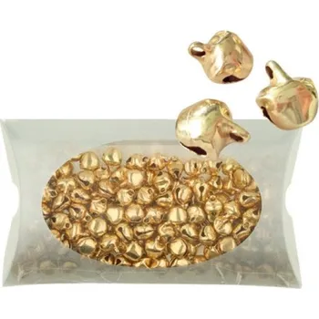 Vánoční dekorace ANDEL vánoce 2025 Rolničky miniaturní zlaté 7 mm, 48 g