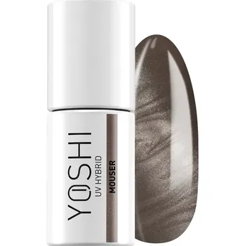 Lak na nehty Cat Eye gel lak YOSHI Silk Catitude - Mouser 924, 6ml