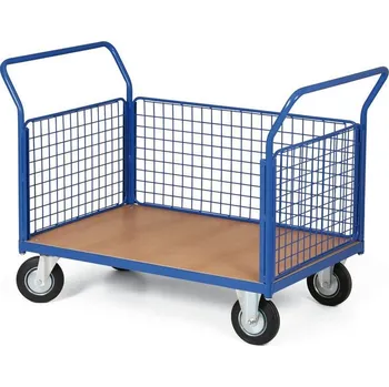 Plošinový vozík Stavebnicový plošinový vozík 1000 x 700 mm, nosnost 400 kg - 3448