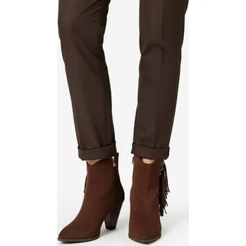 Dámské kozačky Polokozačky DeeZee CEO-R25AW09076 Hnědá 37