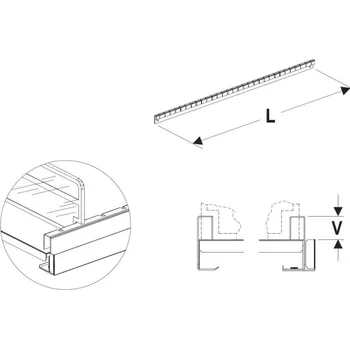 Péče o srst a drápky Hřeben 1330mm - 2595