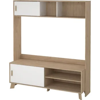 Obývací stěna TV stěna Iker, hikora jackson / bílá