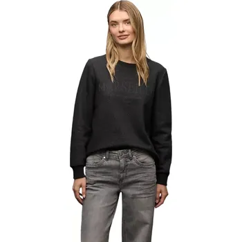 Dámská mikina Dámská třpytivá mikina s potiskem Street One 303635 černá velikost 38