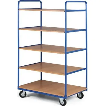 Pětipolicový vozík - police překližka - 4065