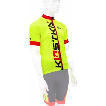 cyklistický dres Cyklistický dres KOSTKA Fluo Velikost XL (X-large)